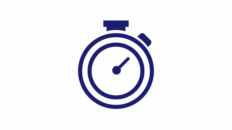An illustration of a stopwatch.