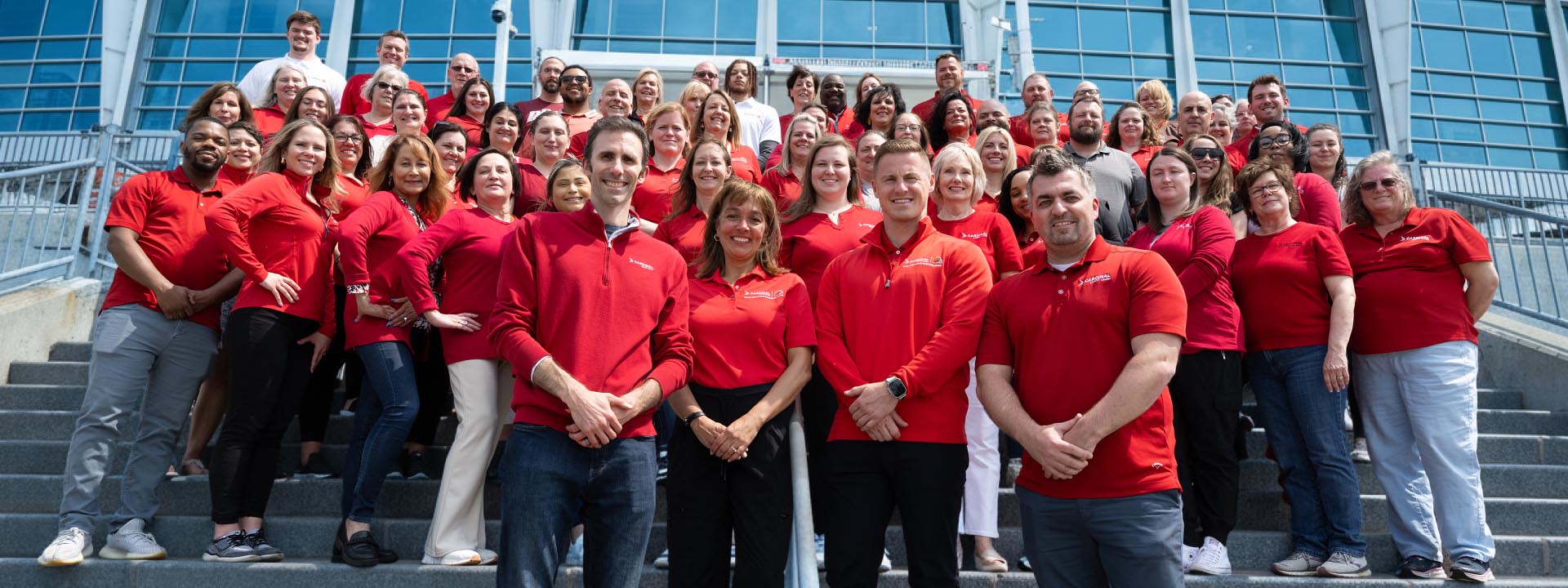 Justas Adomavicius (Chief Lending Officer), Christine Blake (CEO), Lanny Berlingieri (CFO), and Mario Duvnjak (COO) of Cardinal Credit Union.