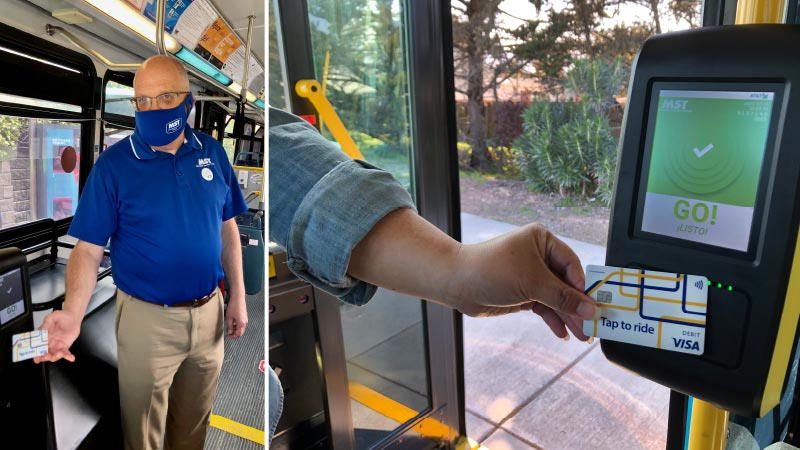 Tap to ride Contactless payments can help get transit riders back