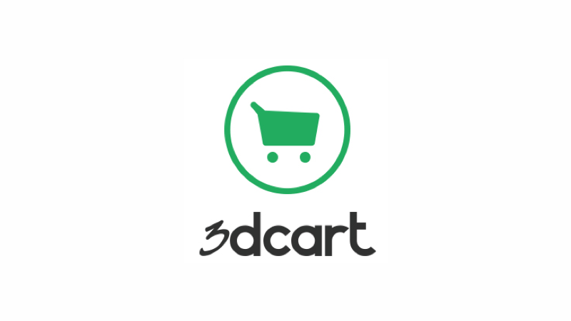 3D cart logo.
