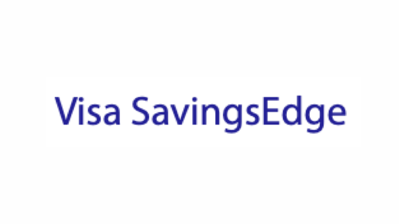 Visa SavingsEdge logo. Visa SavingsEdge logo.
