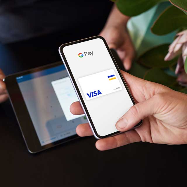add visa credit card to google pay
