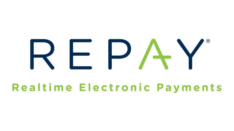 Repay logo.