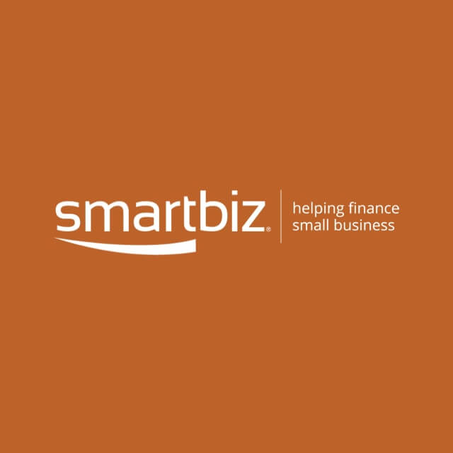 SmartBiz - helping finance small business logo.