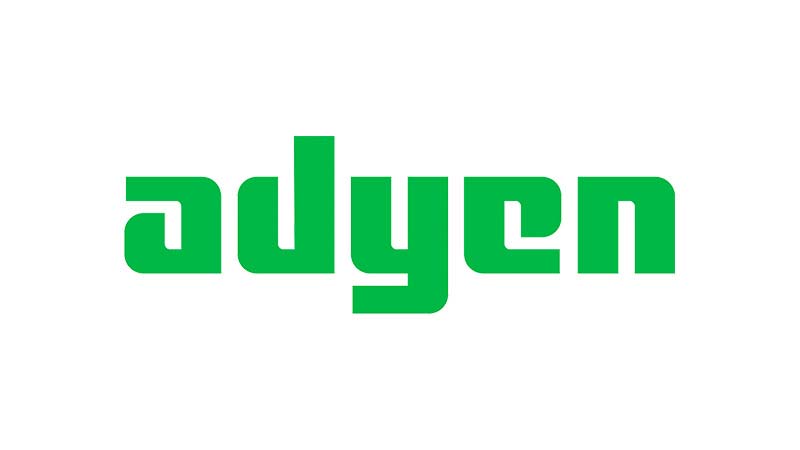 Adyen logo. Adyen logo.