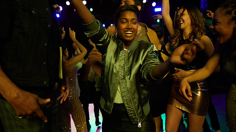 Woman dancing in the club. Woman dancing in the club.