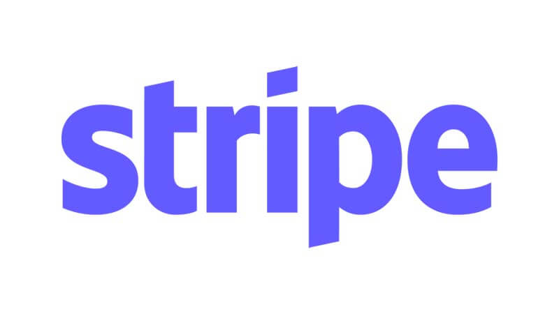 Stripe logo. Stripe logo.