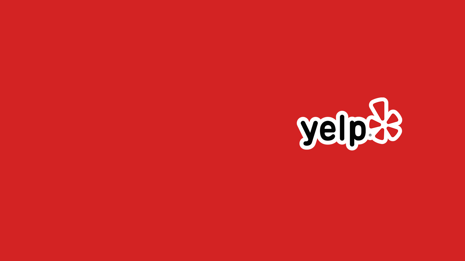 Yelp logo.