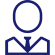 Illustration of a person wearing a tie.