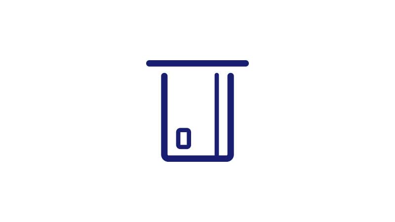 Illustration of a Visa card being inserted into an ATM slot. Illustration of a Visa card being inserted into an ATM slot.