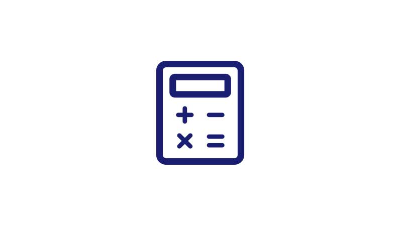 Illustration of a calculator. Illustration of a calculator.