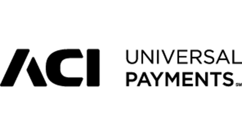 ACI Universal Payments logo. ACI Universal Payments logo.