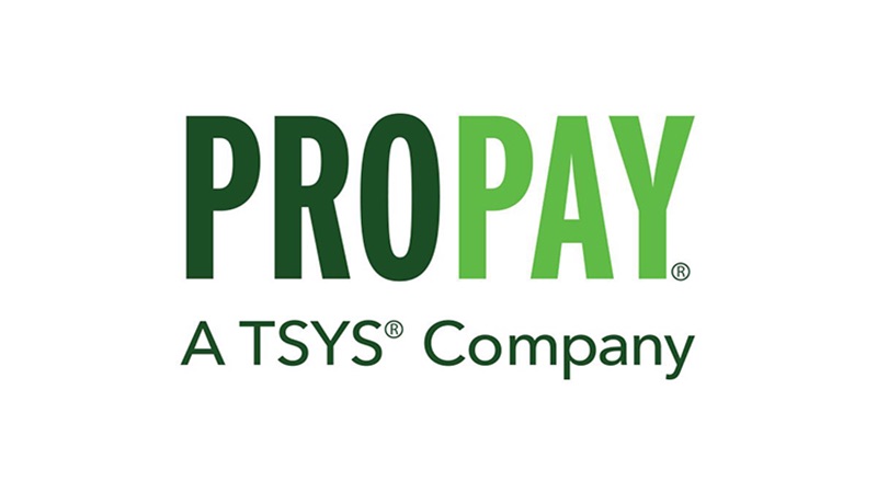ProPay, A TSYS Company logo. ProPay, A TSYS Company logo.