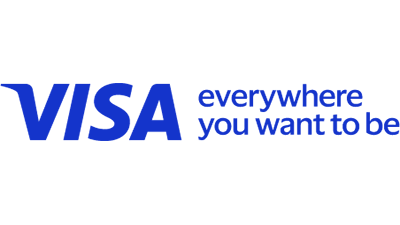 Visa logo. Everywhere you want to be. 