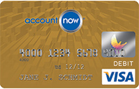 AccountNow Gold Visa® Prepaid Card