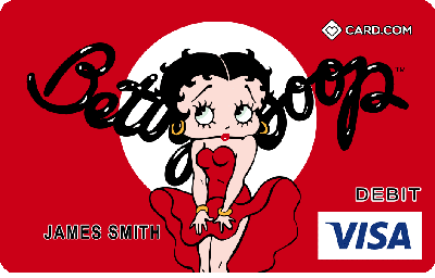 The Betty Boop Custom CARD.com Prepaid Visa Card