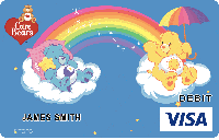 The Care Bears Custom CARD.com Prepaid Visa Card